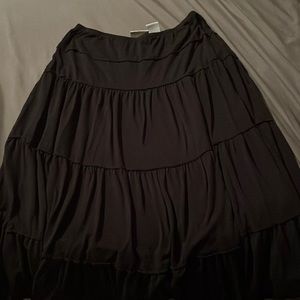 Maxi Ruffle Layer Skirt